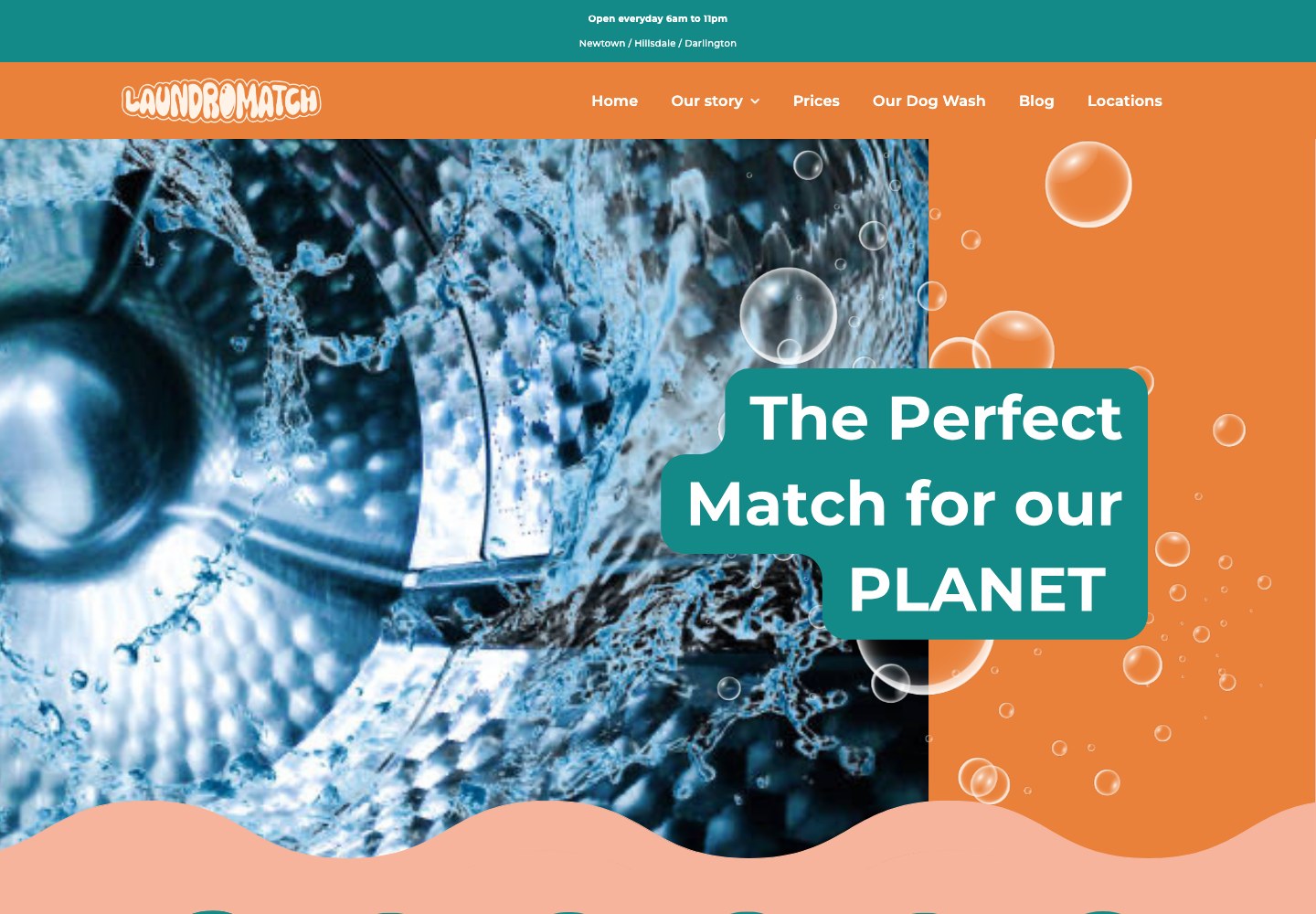 LaundroMatch homepage